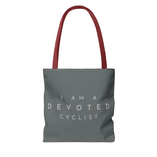 The Devoted Cyclist Tote Bag — 'I Am a Devoted Cyclist' Tote