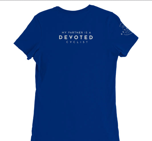 Bicycle Widow (Humorous) – Women's Cycling T-Shirt