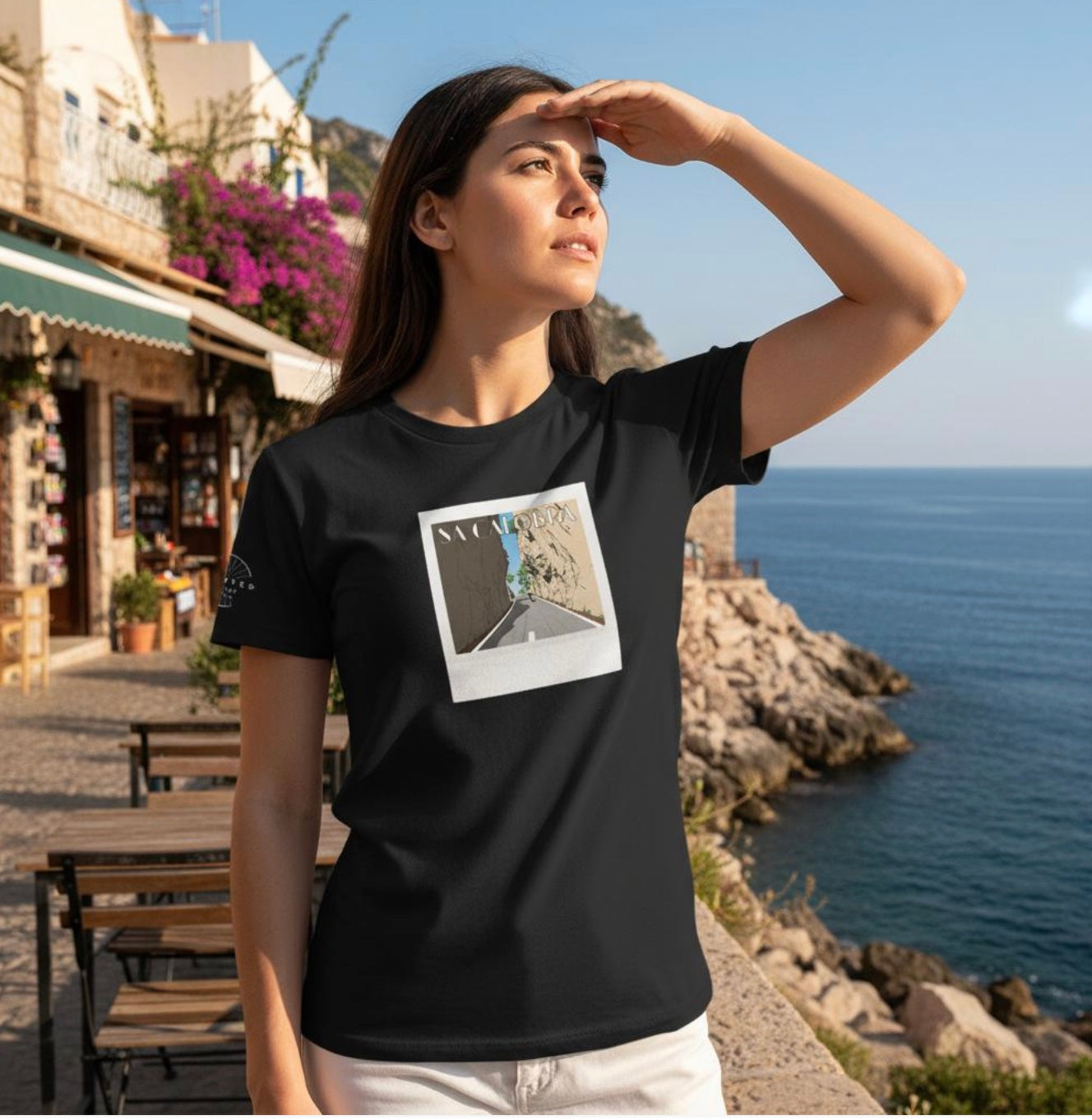 Sa Calobra Polaroid - Classic Cut Cycling T-Shirt