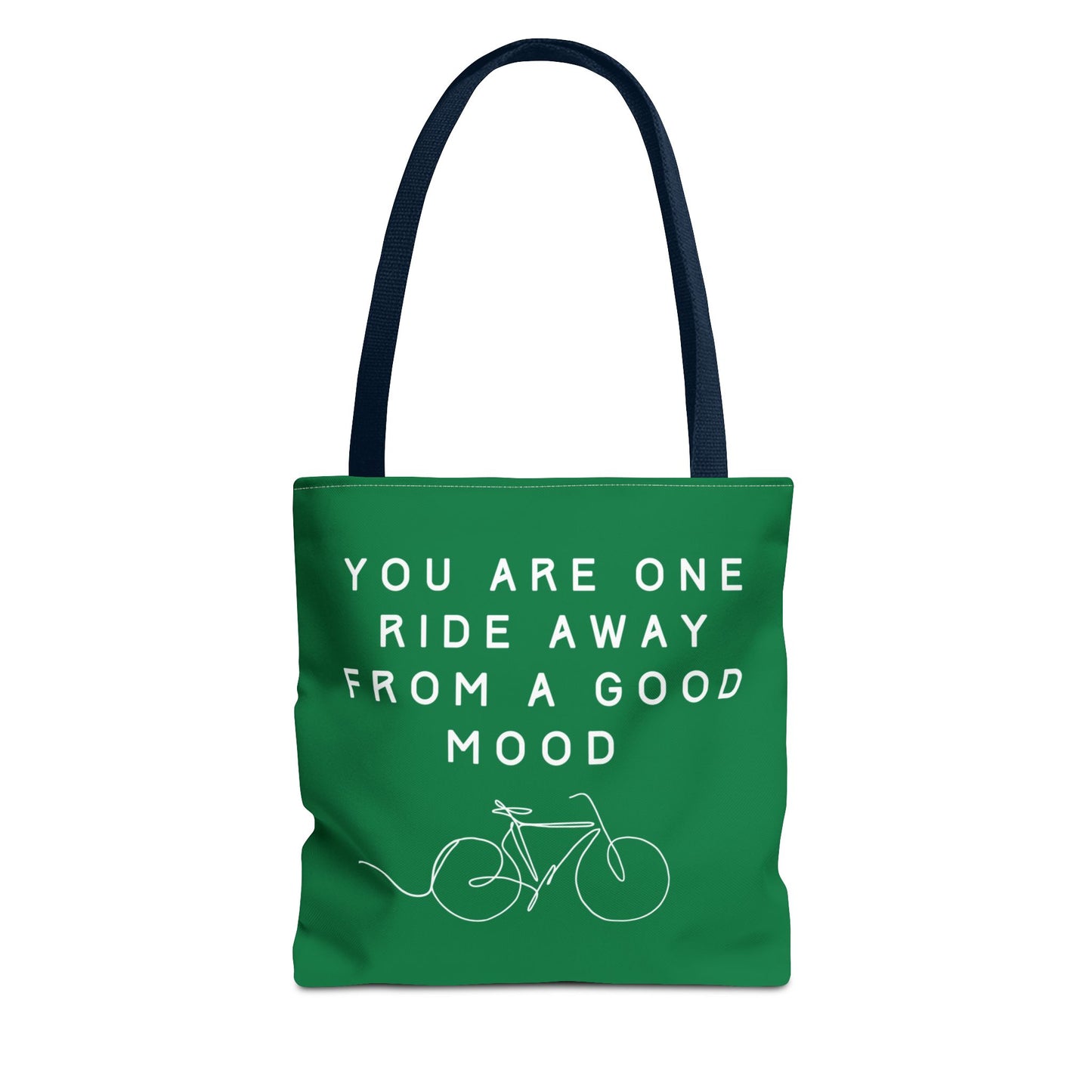 One Ride Away devoted cyclist canvas tote bag - The Devoted Cyclist