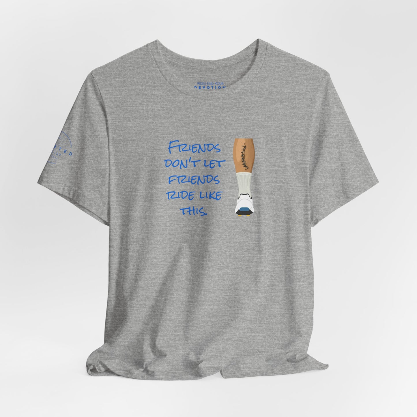 Friends don't let friends classic cut cycling t-shirt - The Devoted Cyclist