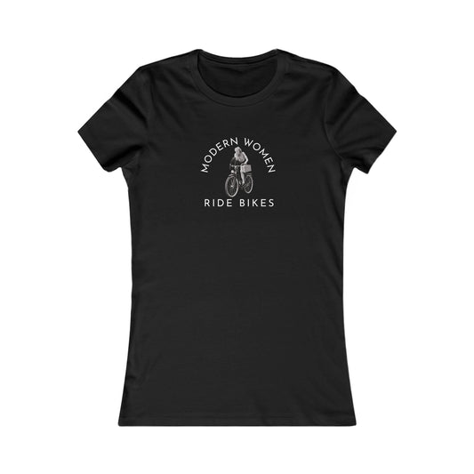 Modern Women Ride Bikes- Women's Cycling T-Shirt