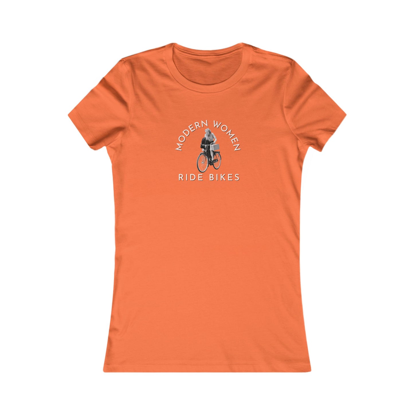 Modern women ride bikes women's cycling t-shirt - The Devoted Cyclist