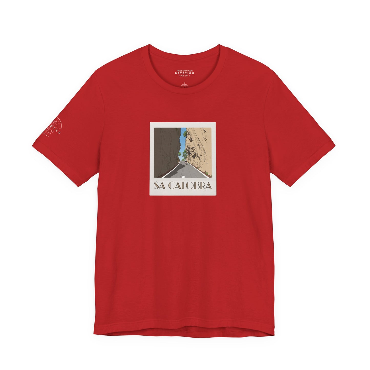 Sa Calobra polaroid classic cut cycling t-shirt - The Devoted Cyclist