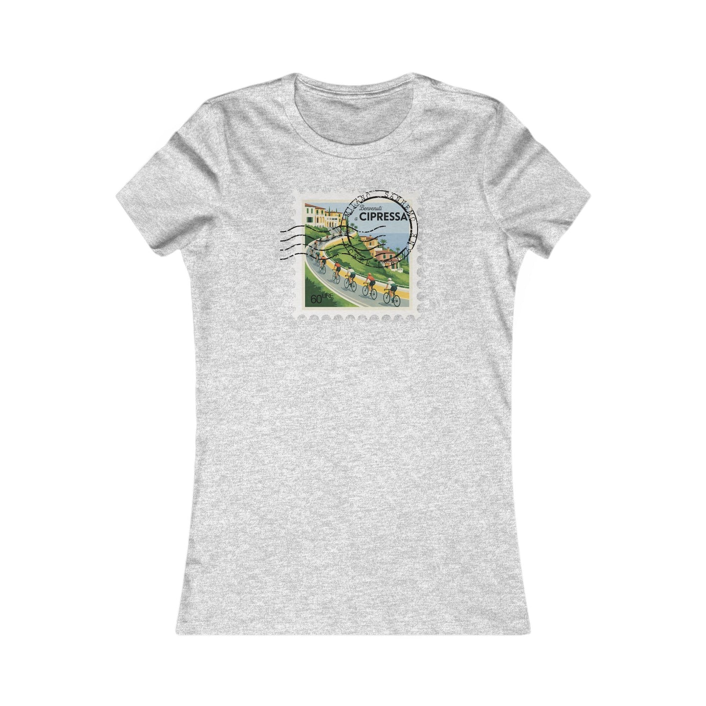 Milan-Sanremo Cipressa women's cycling t-shirt - The Devoted Cyclist