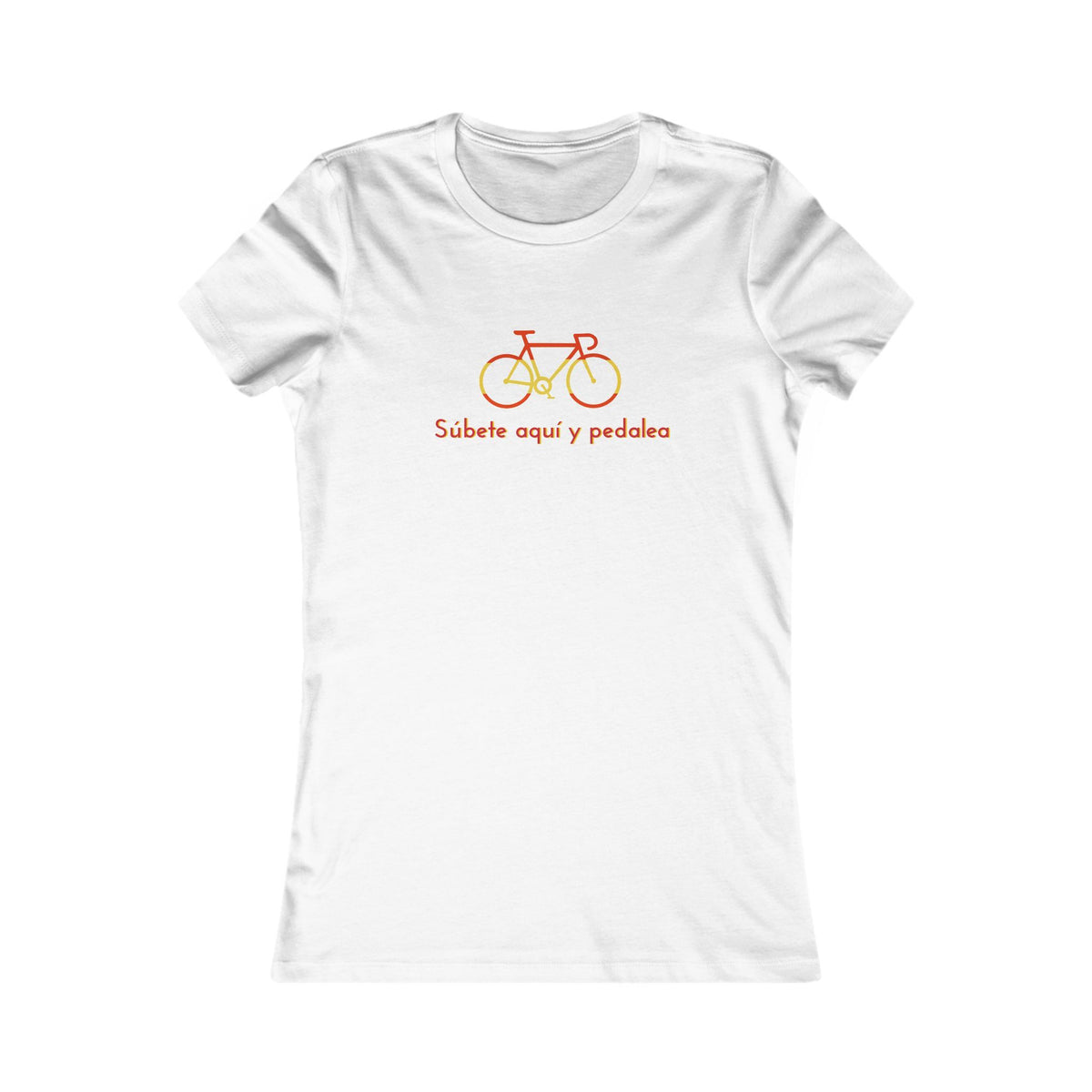 Subete Aqui y Pedalea-Women's Cycling T-Shirt