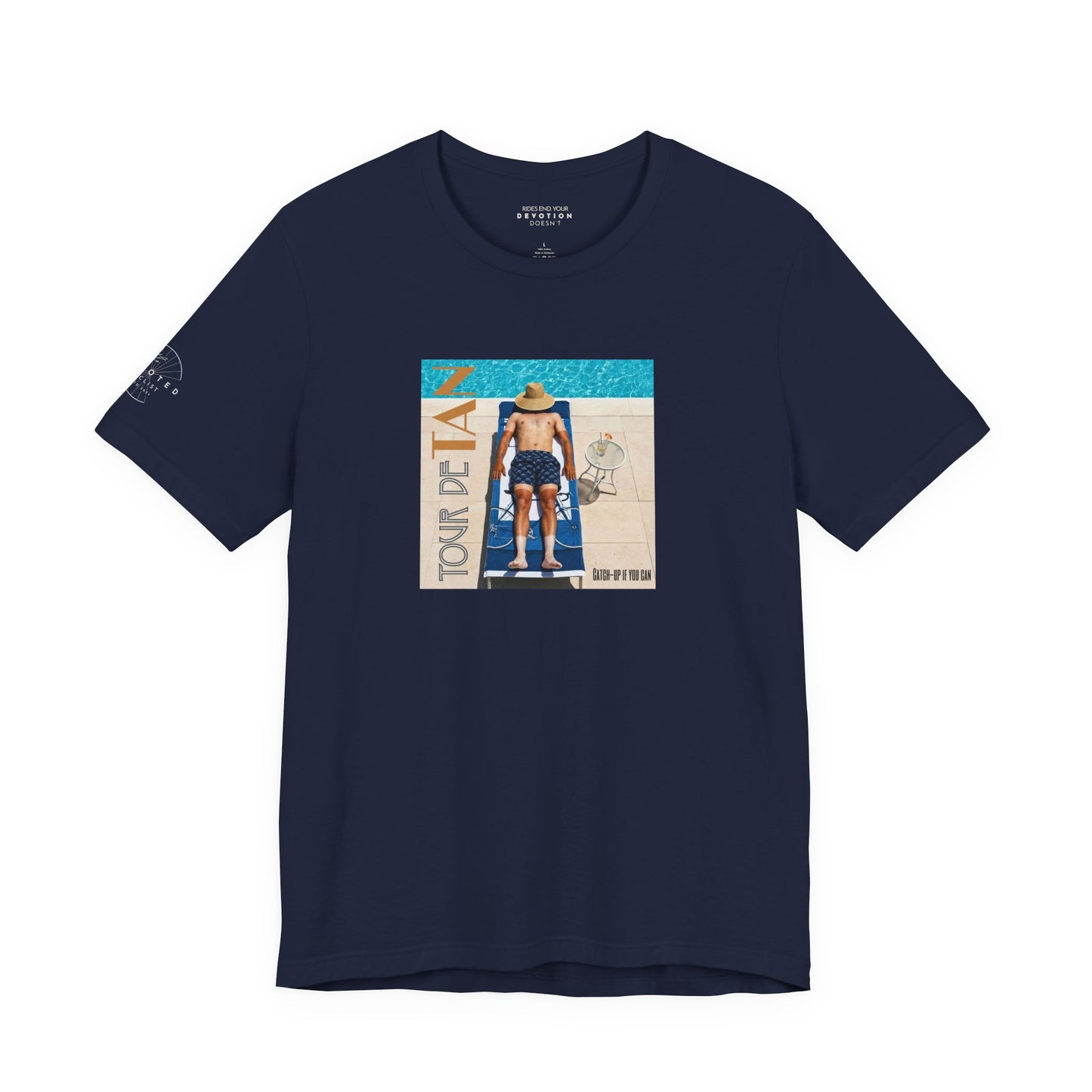 Tour de Tan (Lines) — Classic Cut Cycling T-Shirt