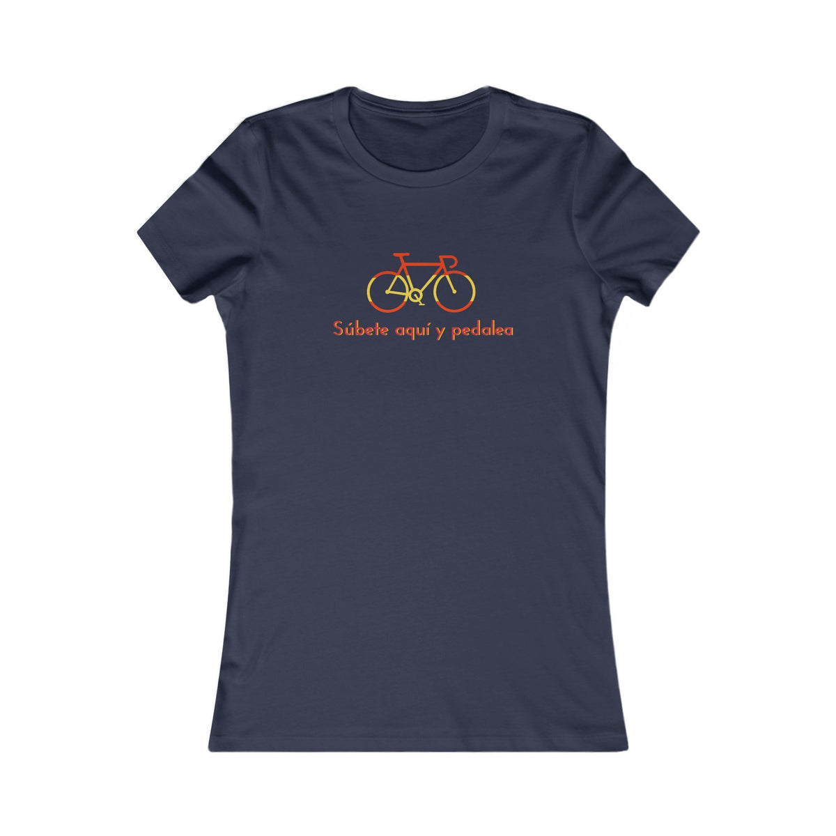Subete Aqui y Pedalea-Women's Cycling T-Shirt