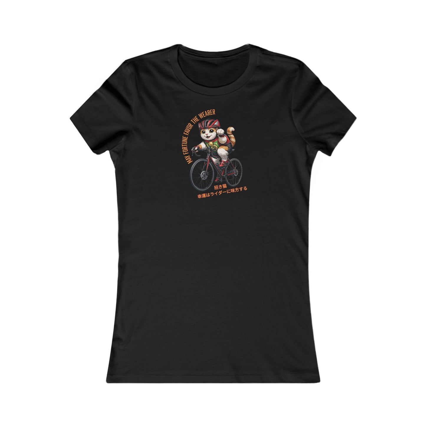 Lucky Kitty - Women's Cycling T-Shirt