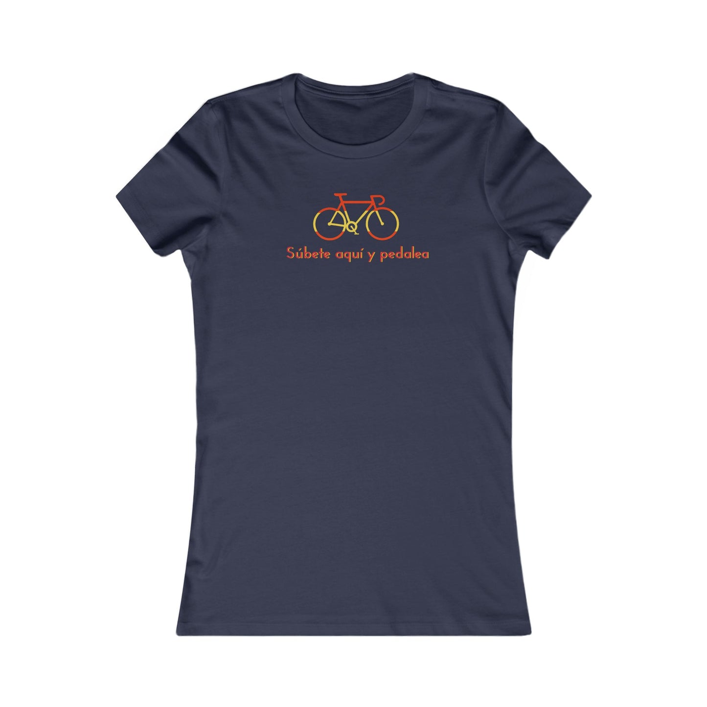 Subete Aqui y Pedalea women's cycling t-shirt - The Devoted Cyclist