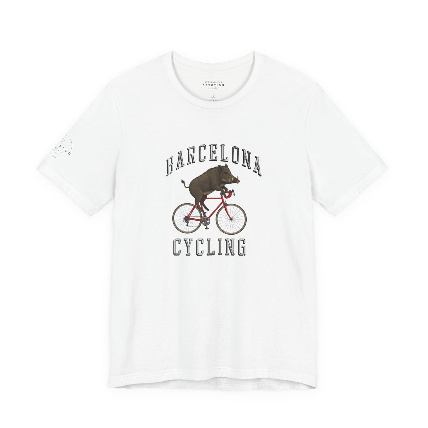 Barcelona Wild Boar cycling classic cut cycling t-shirt - The Devoted Cyclist