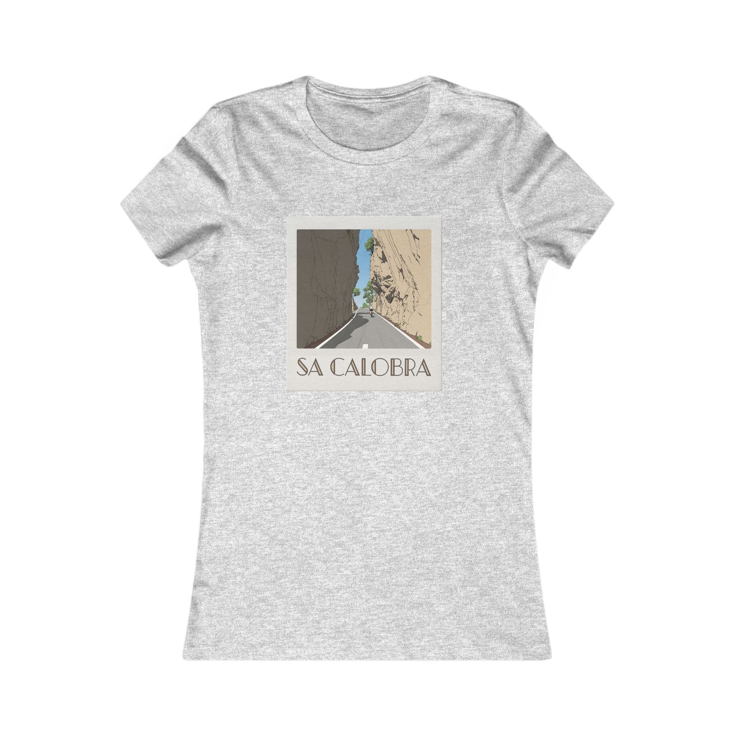 Sa Calobra polaroid women's cycling t-shirt - The Devoted Cyclist