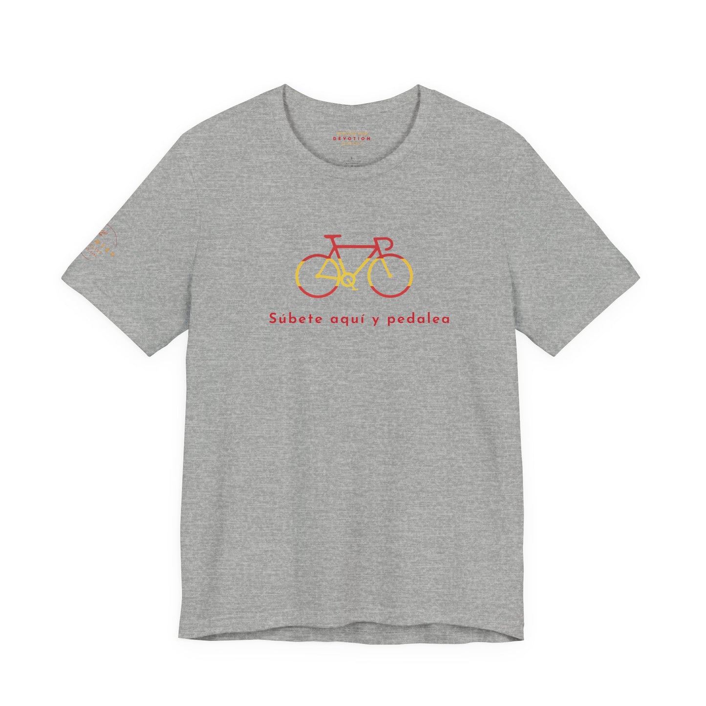 Subete Aqui classic cut cycling t-shirt - The Devoted Cyclist
