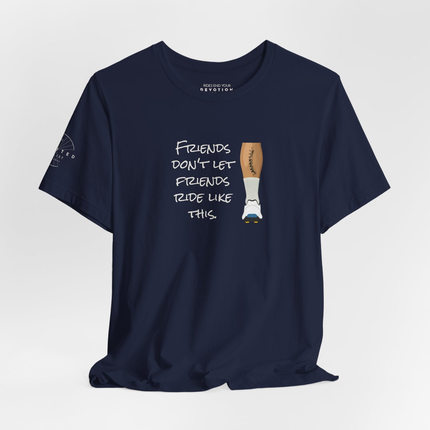Friends don't let friends classic cut cycling t-shirt - The Devoted Cyclist