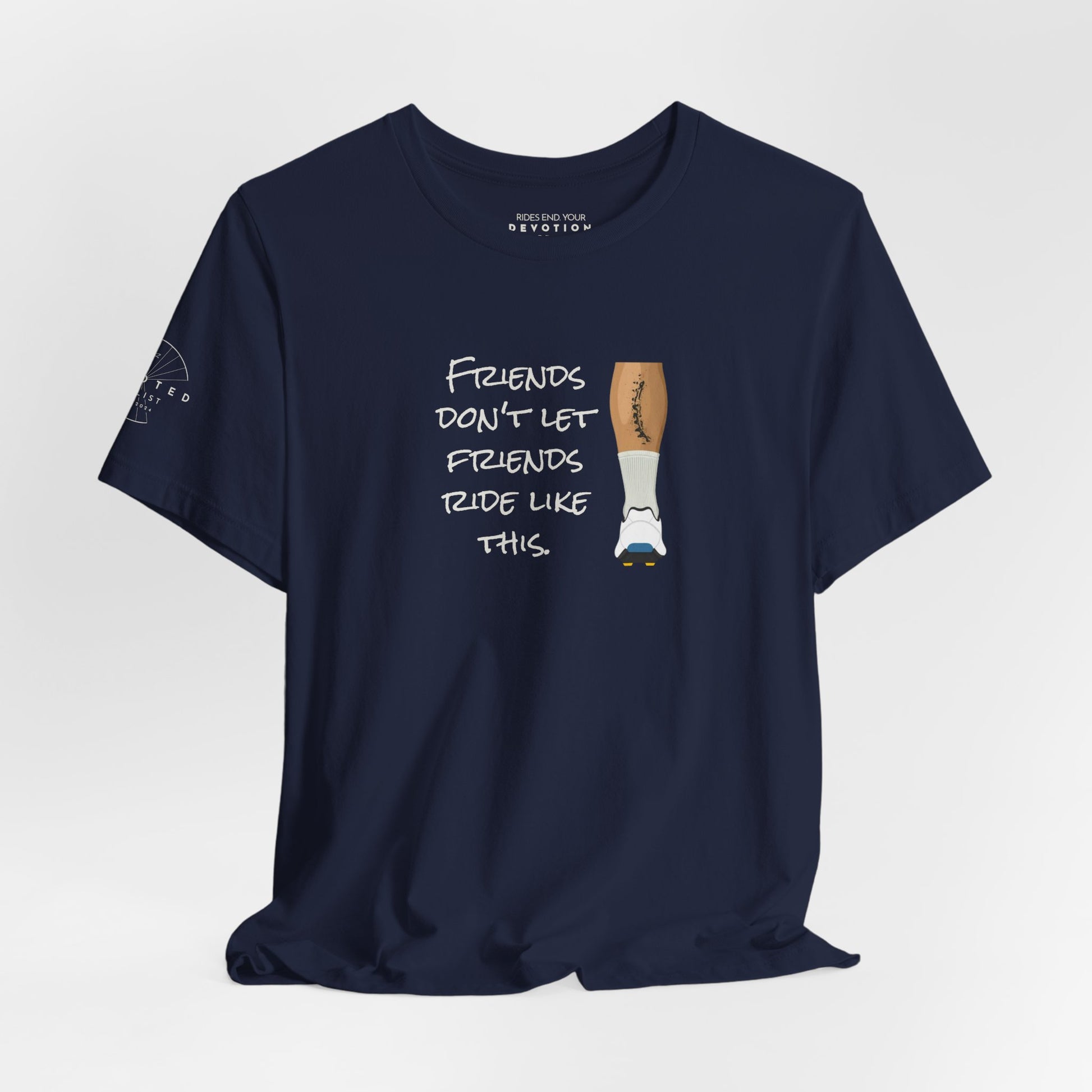 Friends don't let friends classic cut cycling t-shirt - The Devoted Cyclist
