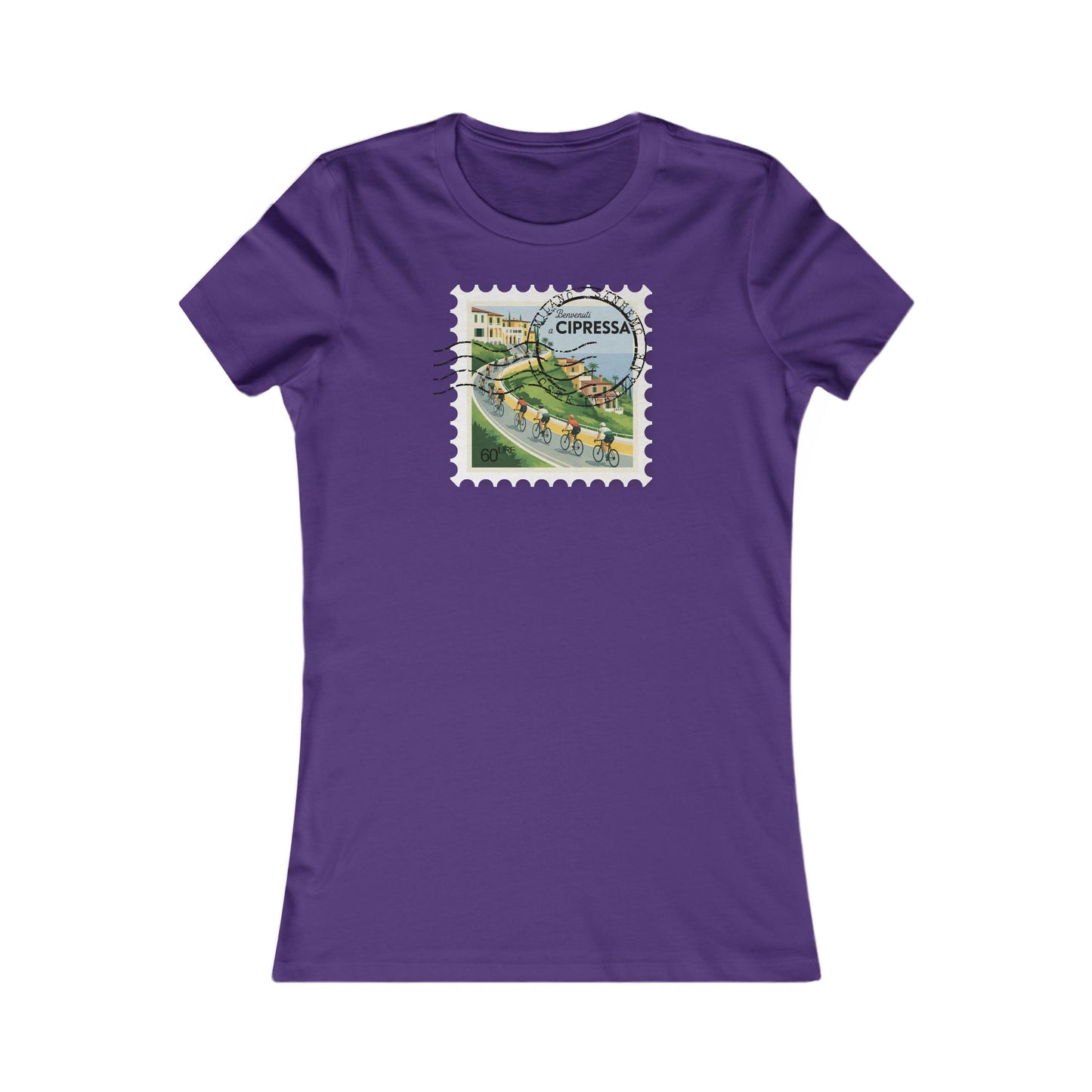 Milan-Sanremo Cipressa women's cycling t-shirt - The Devoted Cyclist