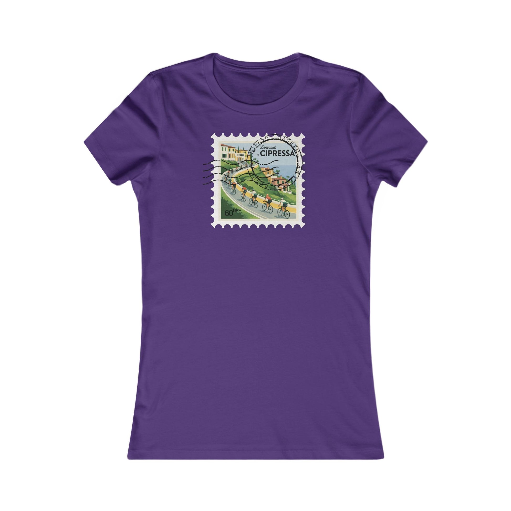 Milan-Sanremo Cipressa women's cycling t-shirt - The Devoted Cyclist
