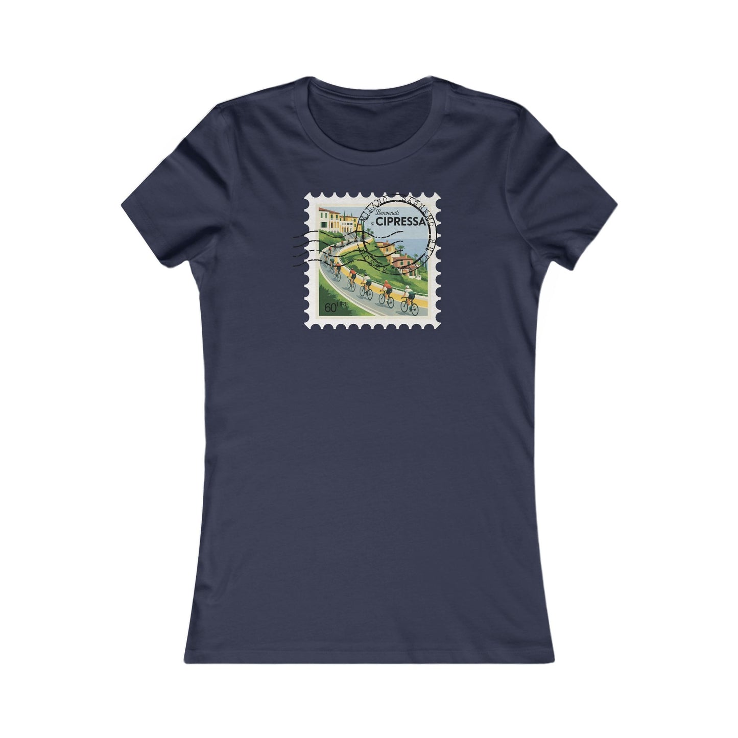 Milan-Sanremo Cipressa women's cycling t-shirt - The Devoted Cyclist