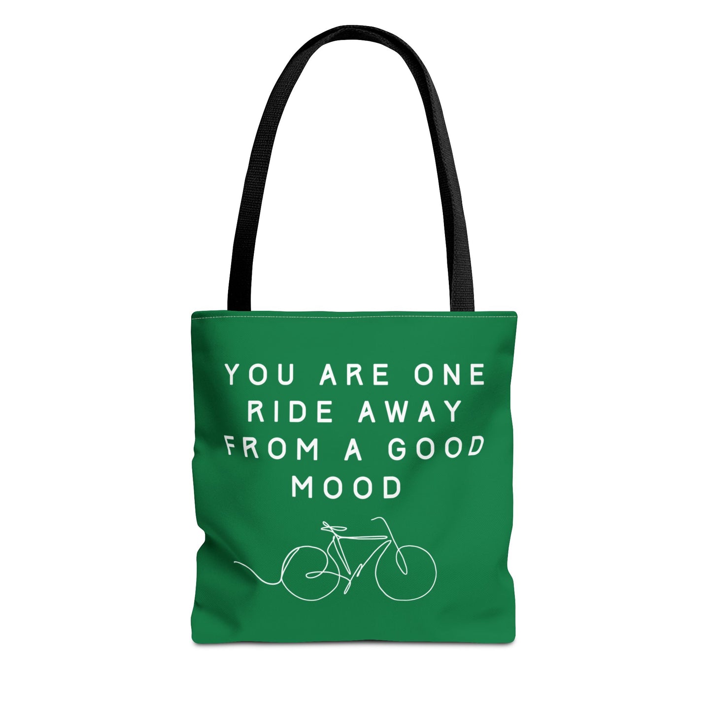 One Ride Away devoted cyclist canvas tote bag - The Devoted Cyclist