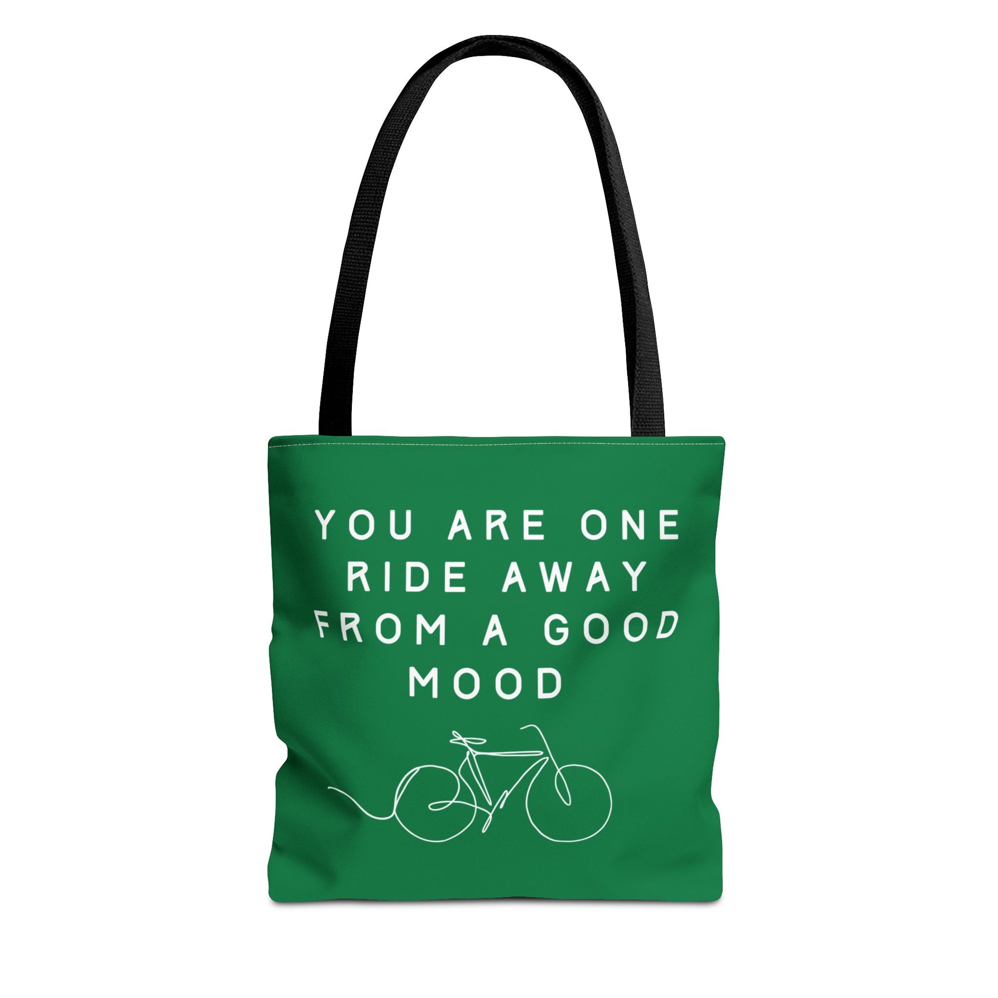 One Ride Away devoted cyclist canvas tote bag - The Devoted Cyclist