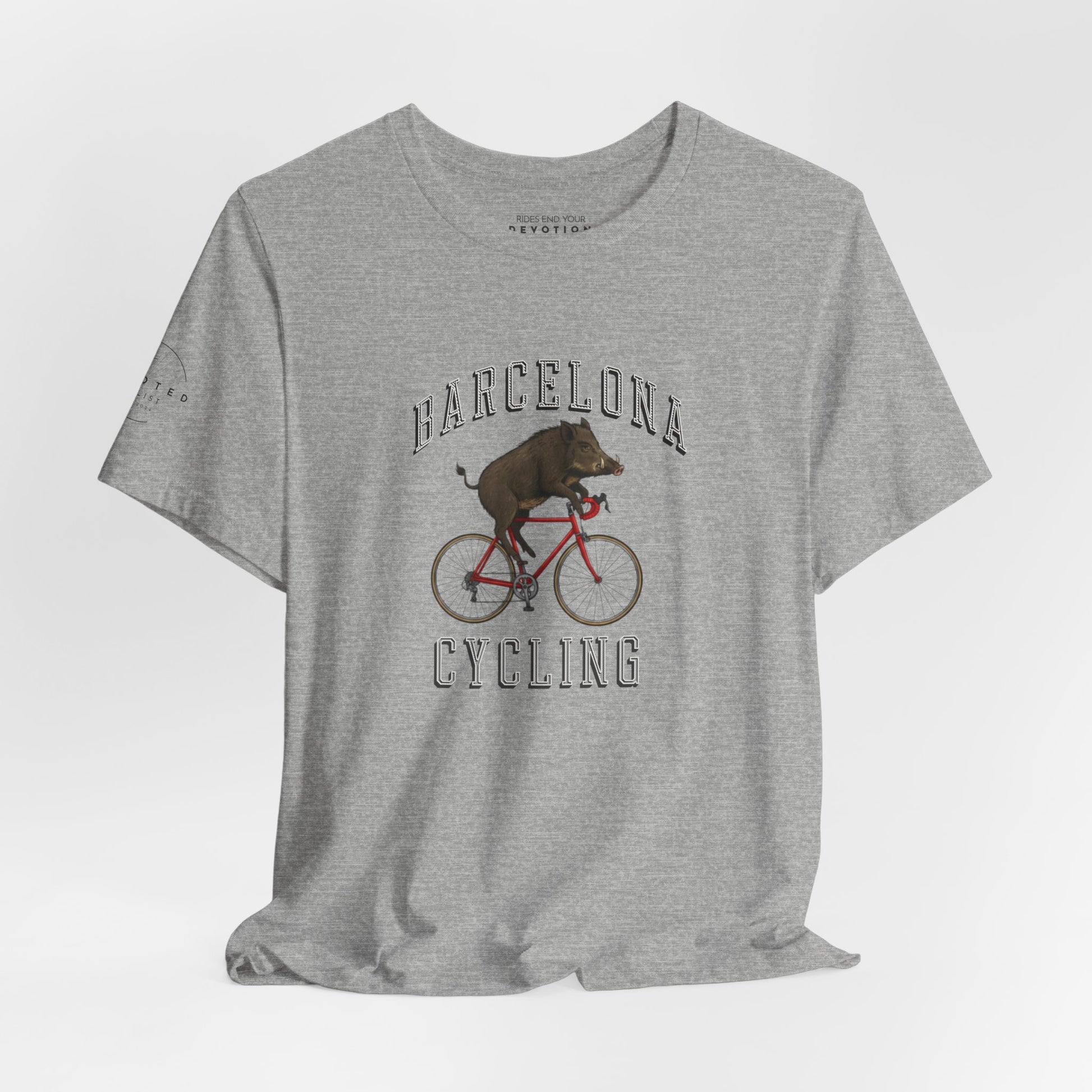 Barcelona Wild Boar cycling classic cut cycling t-shirt - The Devoted Cyclist