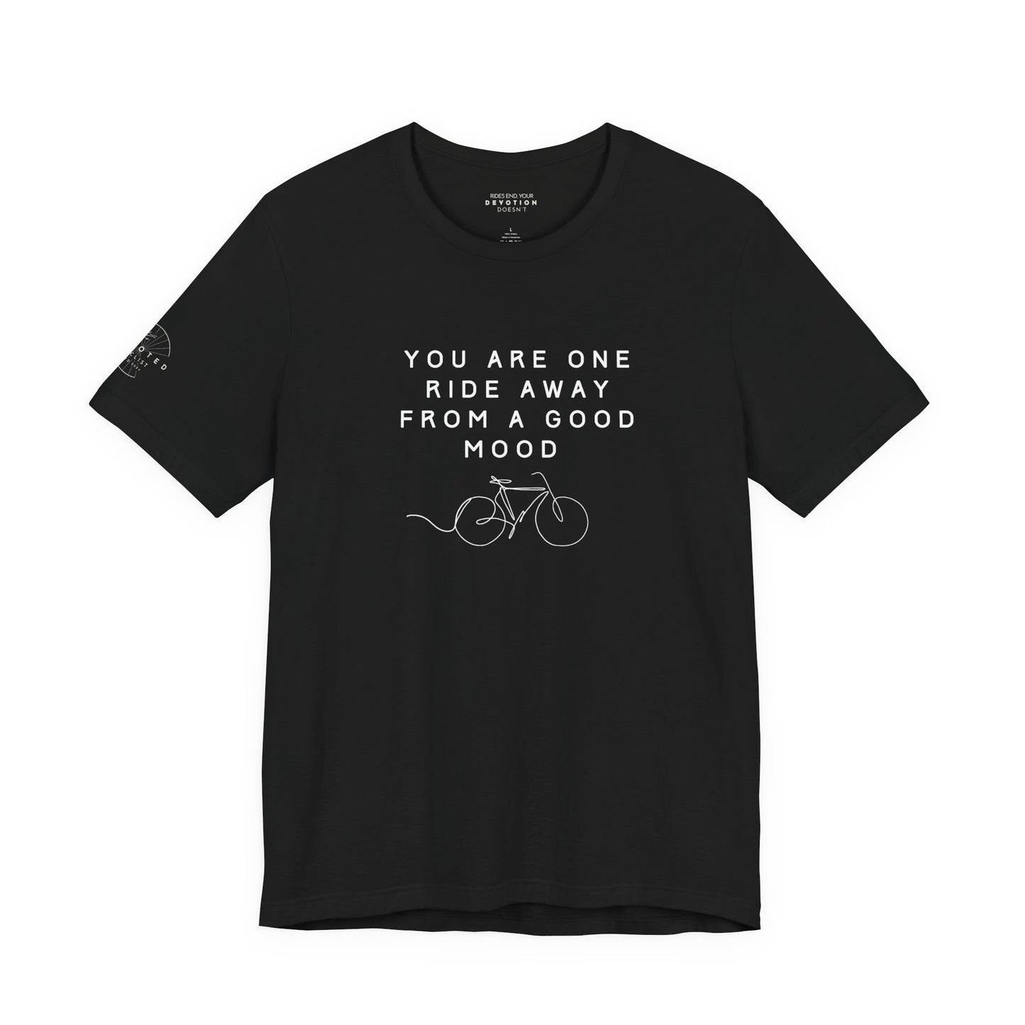 One Ride Away classic cut cycling t-shirt - The Devoted Cyclist