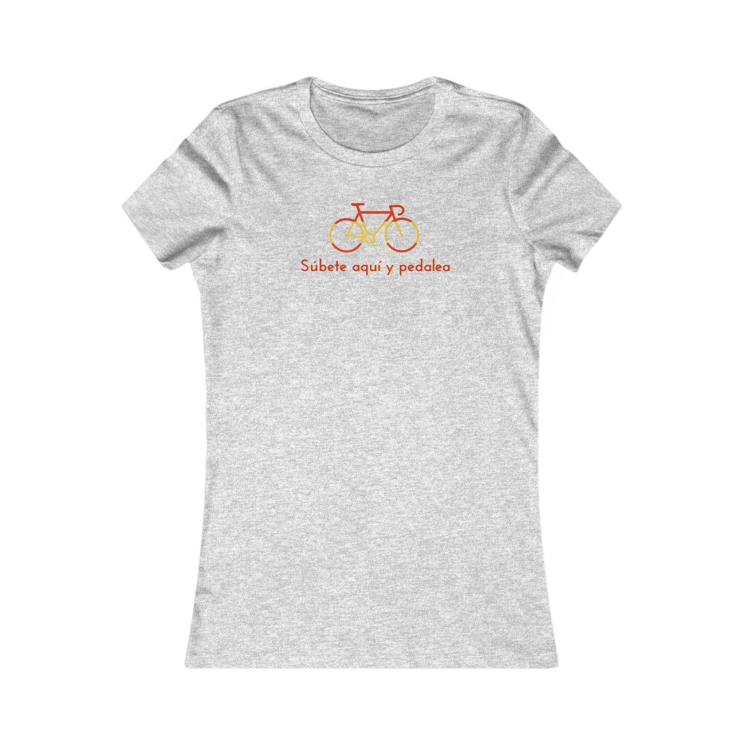 Subete Aqui y Pedalea women's cycling t-shirt - The Devoted Cyclist