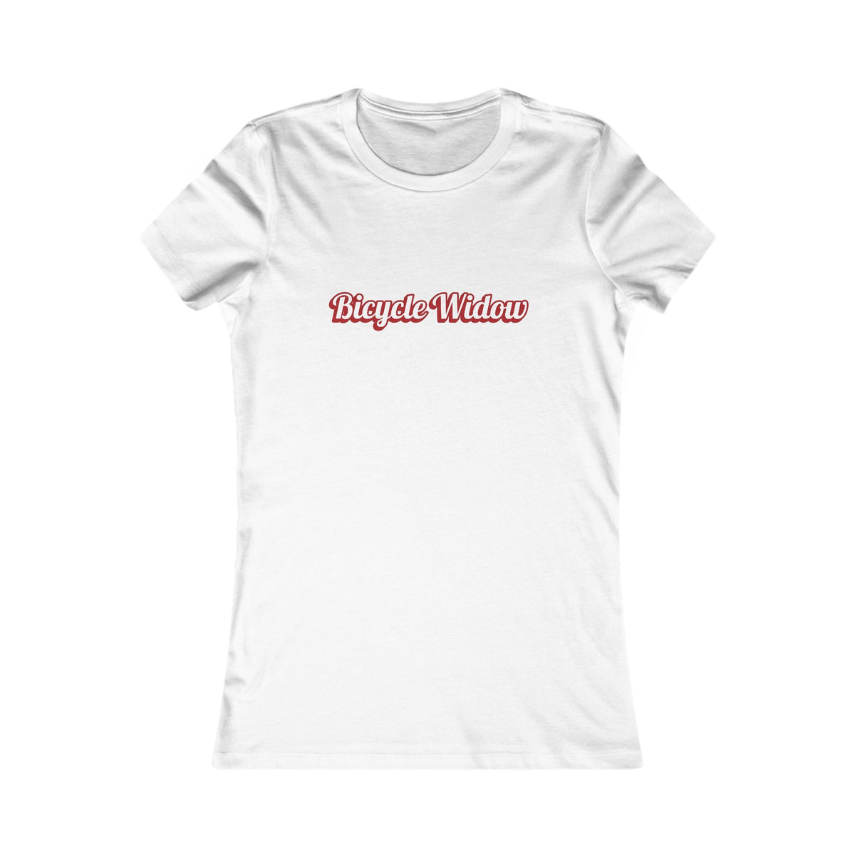 Bicycle Widow (Humorous) T-Shirt - Women's Cycling T-Shirt