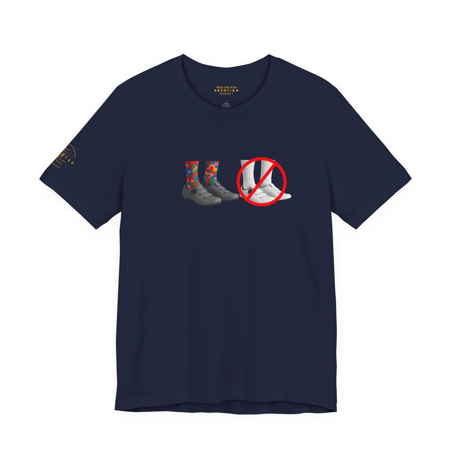 Say No To White classic cut cycling t-shirt - The Devoted Cyclist