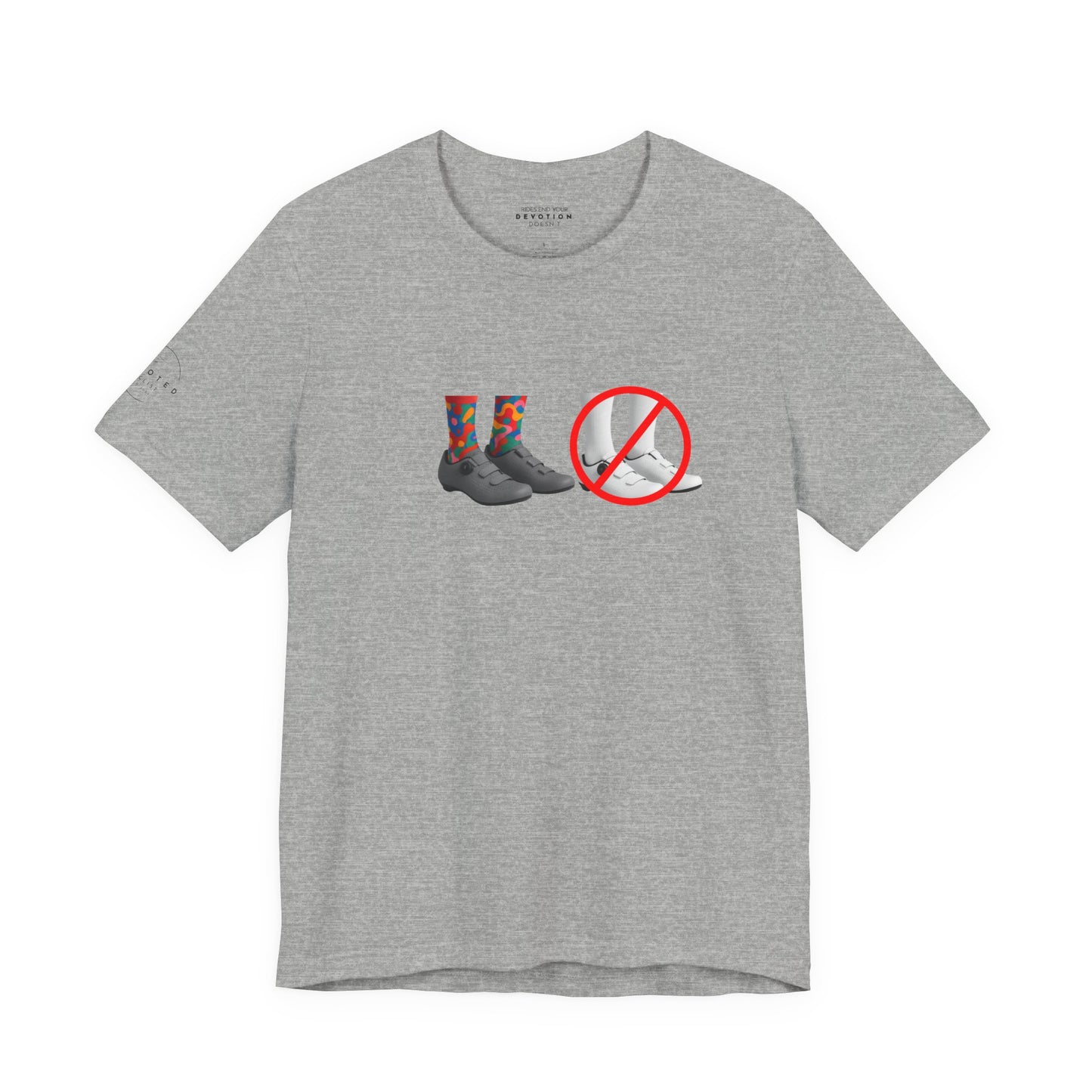 Say No To White classic cut cycling t-shirt - The Devoted Cyclist