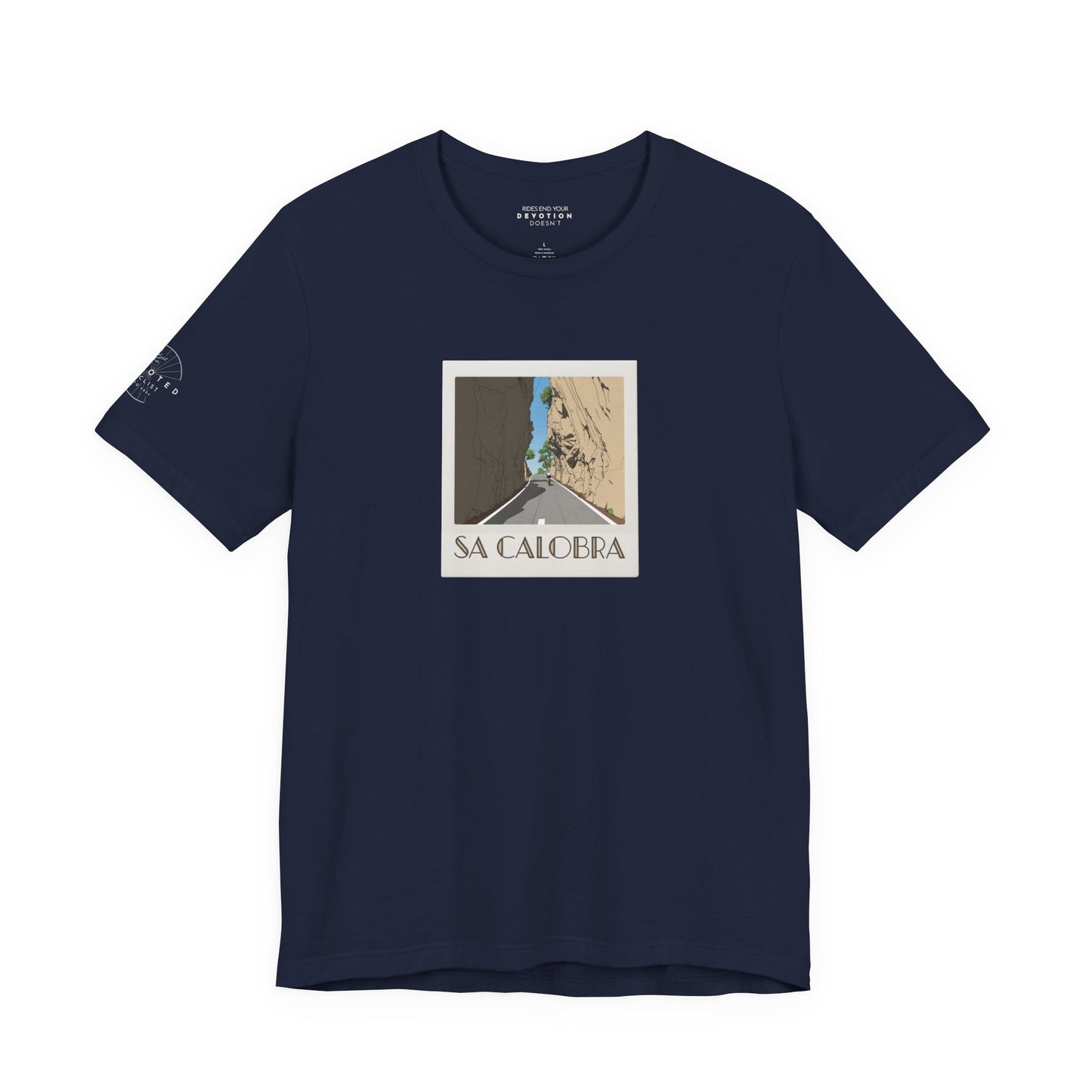 Sa Calobra polaroid classic cut cycling t-shirt - The Devoted Cyclist