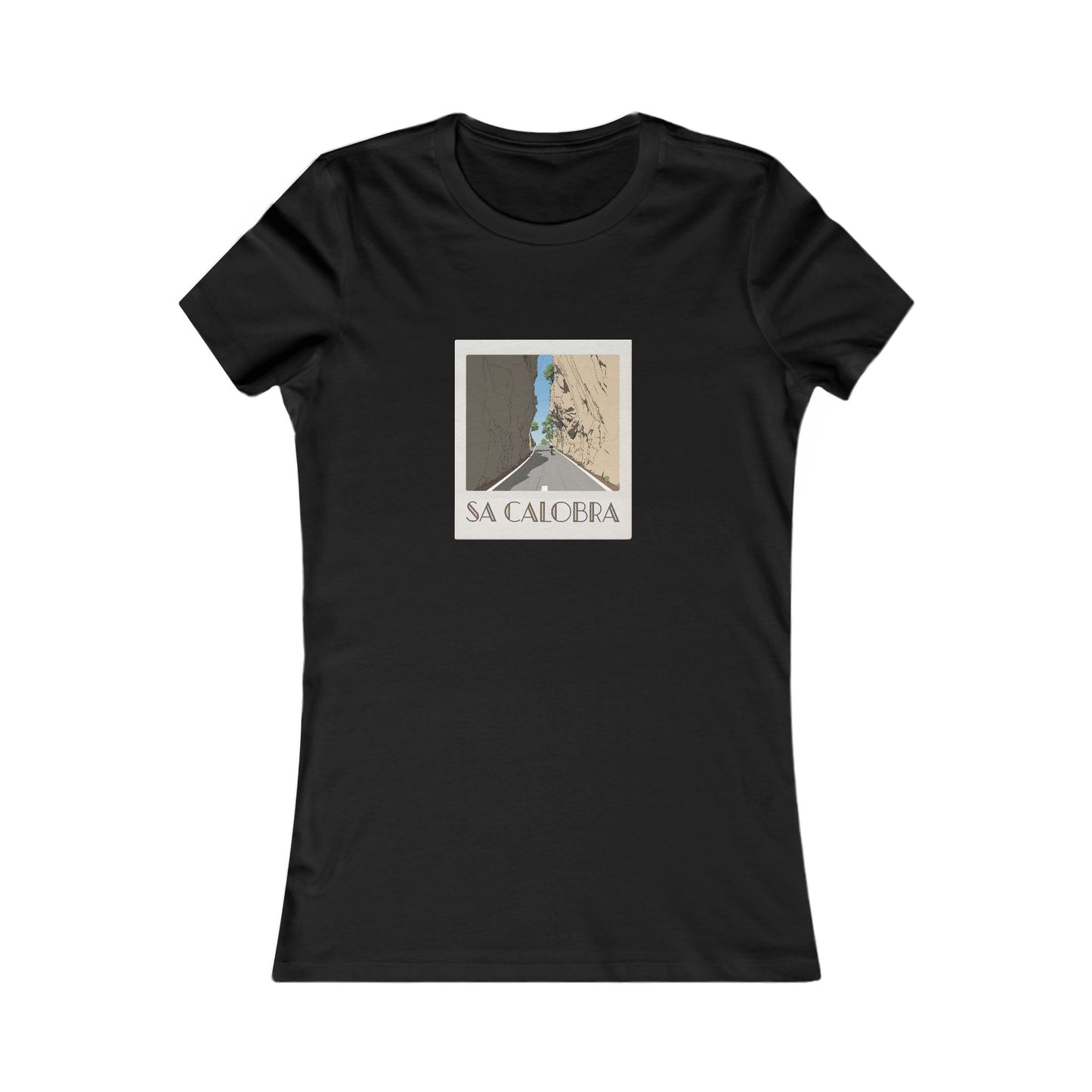 Sa Calobra polaroid women's cycling t-shirt - The Devoted Cyclist