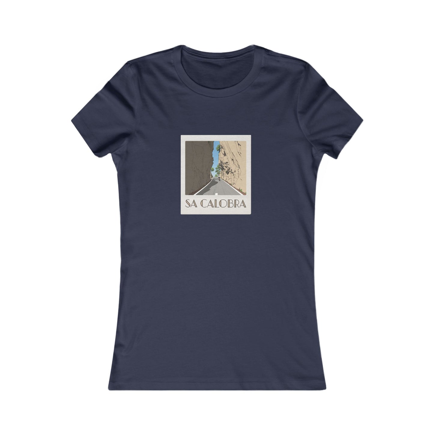 Sa Calobra polaroid women's cycling t-shirt - The Devoted Cyclist