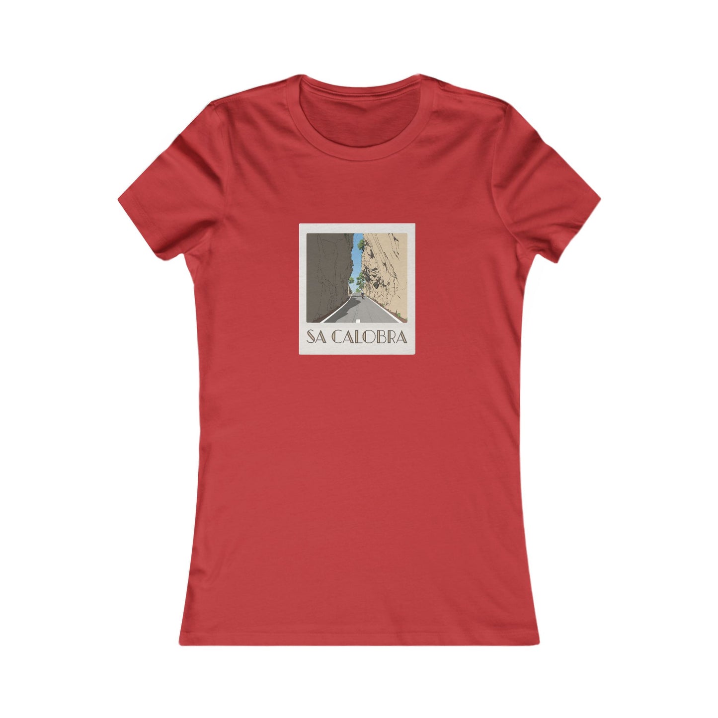 Sa Calobra polaroid women's cycling t-shirt - The Devoted Cyclist