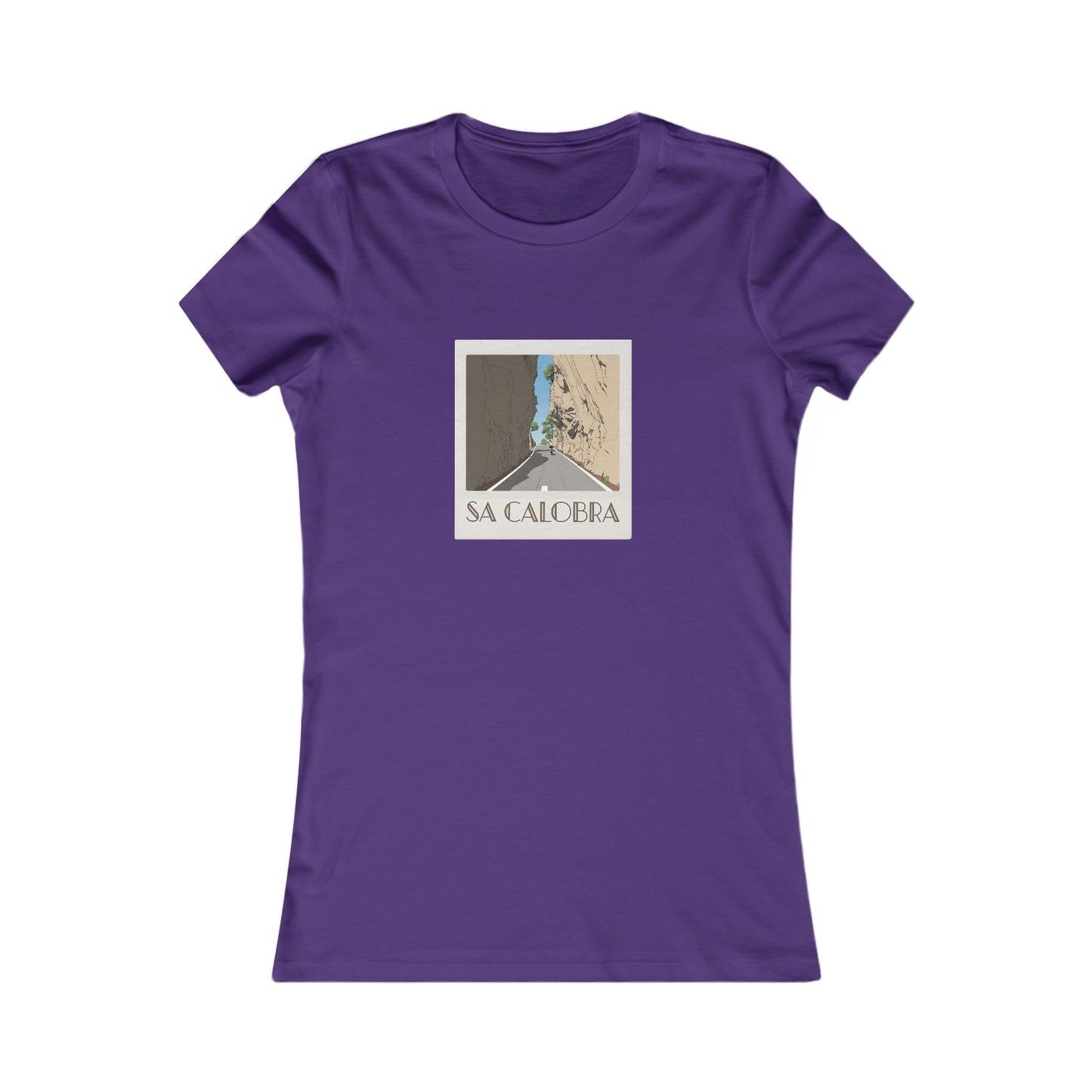 Sa Calobra polaroid women's cycling t-shirt - The Devoted Cyclist