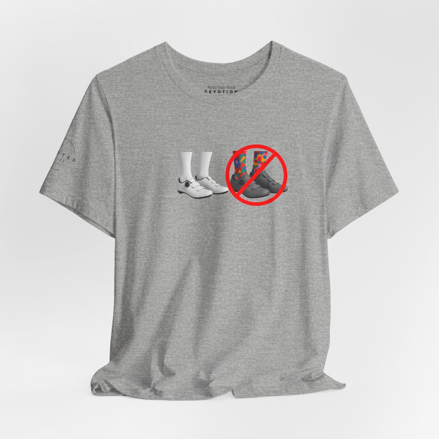 White Shoes and Socks Rule! -Classic Cut Cycling T-Shirt