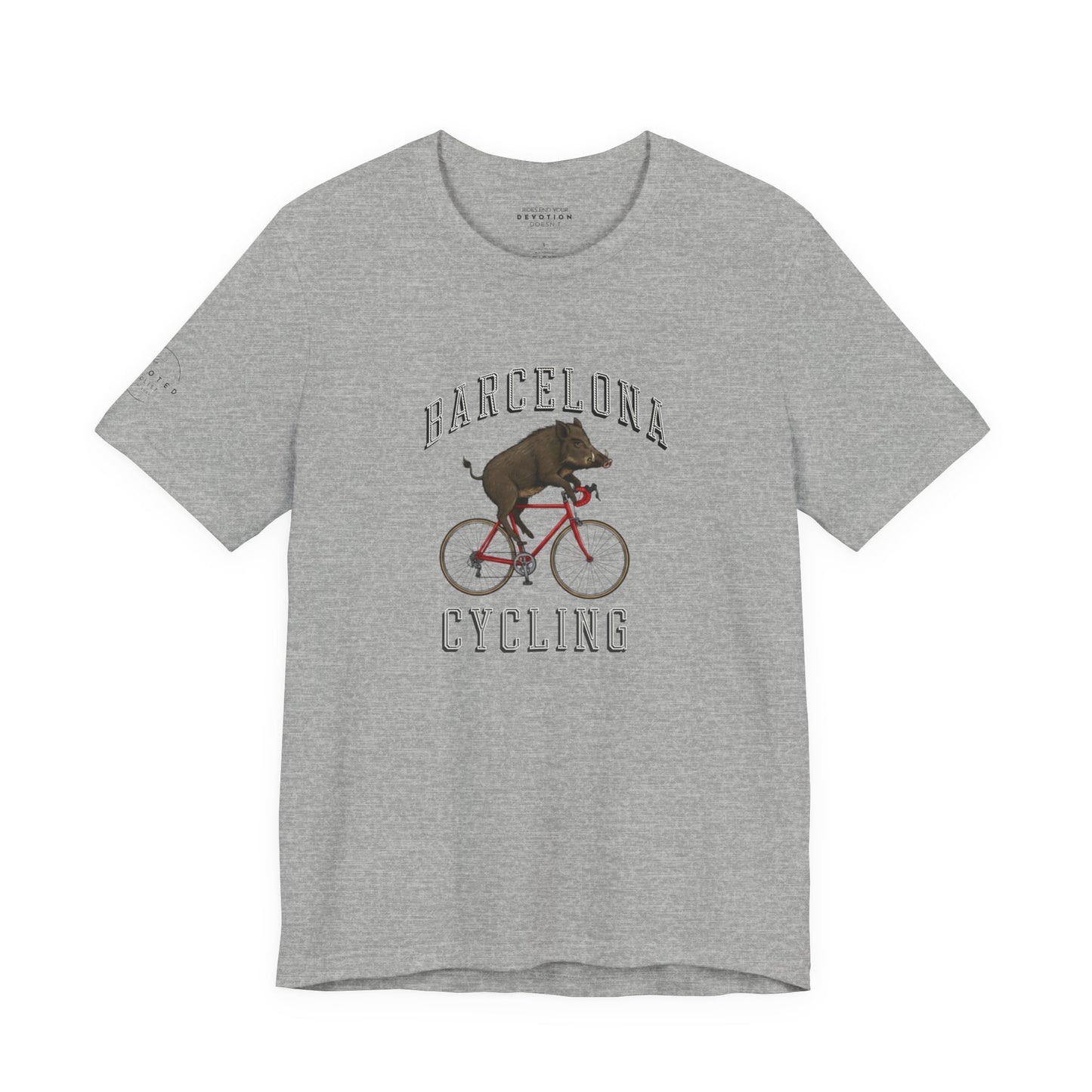 Barcelona Wild Boar cycling classic cut cycling t-shirt - The Devoted Cyclist