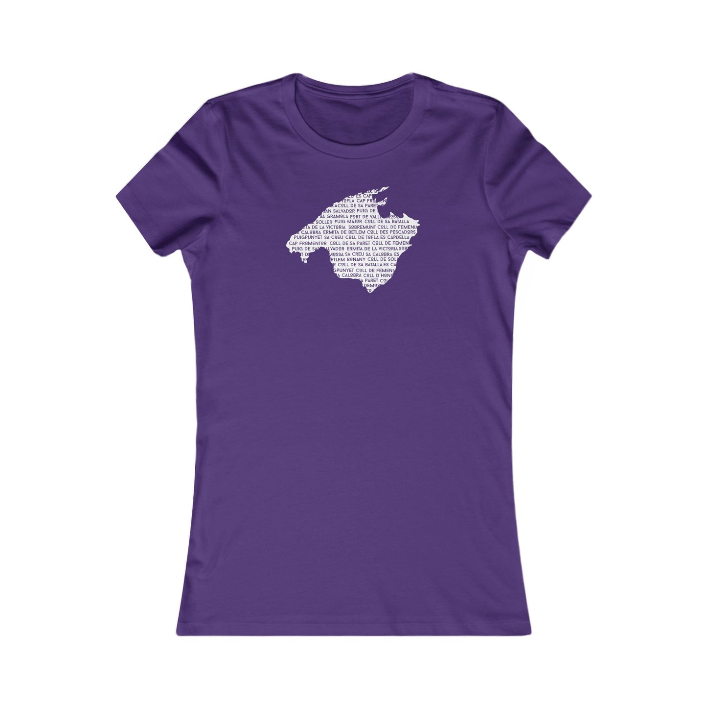 Mallorca climbs silhouette women's cycling t-shirt - The Devoted Cyclist
