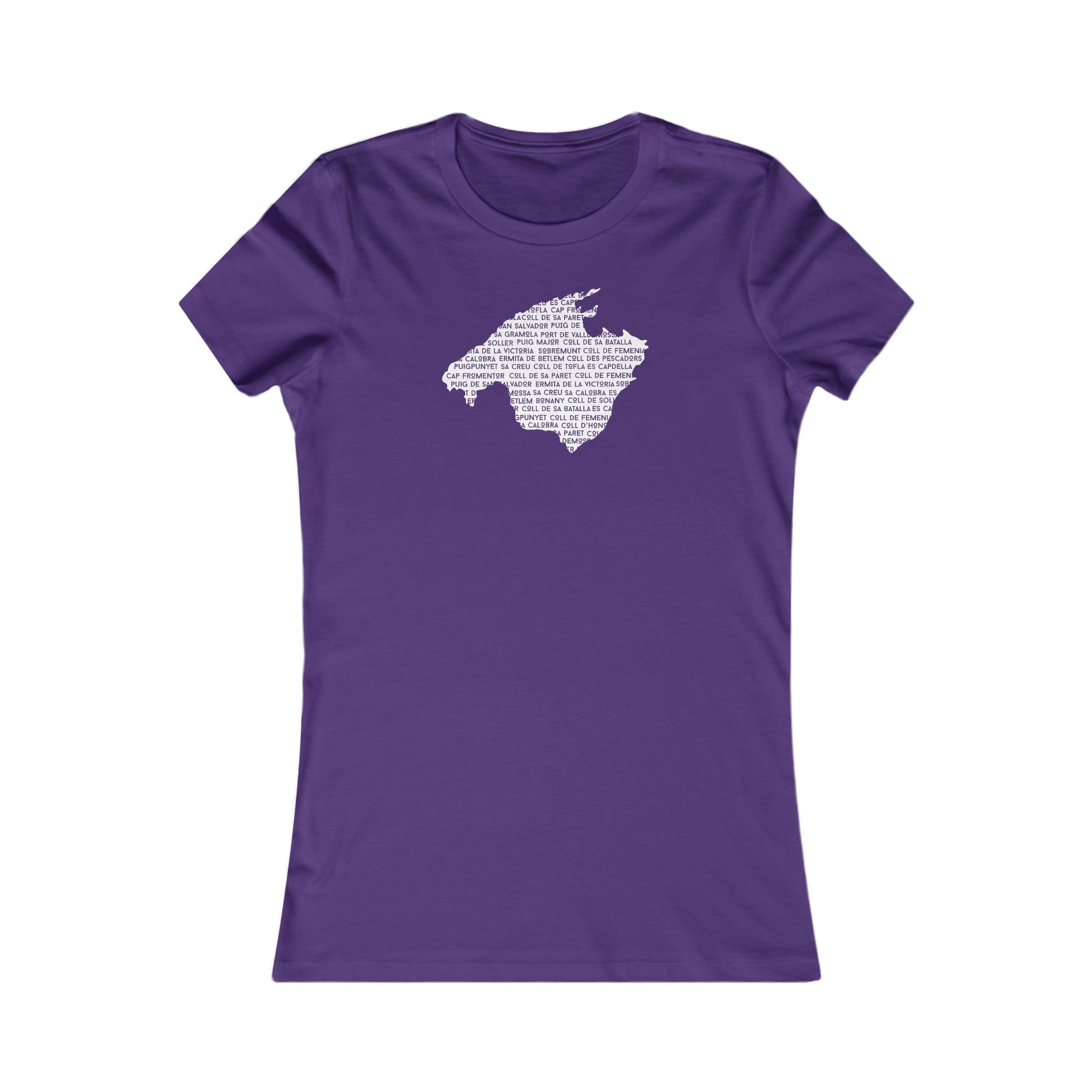 Mallorca climbs silhouette women's cycling t-shirt - The Devoted Cyclist