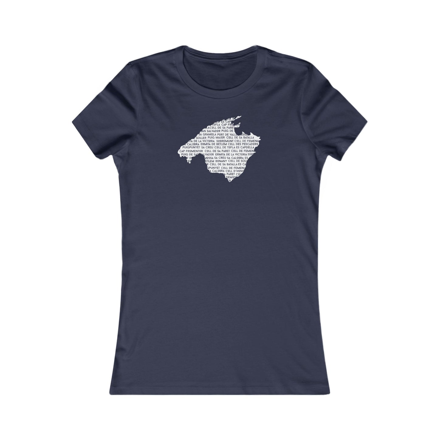 Mallorca climbs silhouette women's cycling t-shirt - The Devoted Cyclist