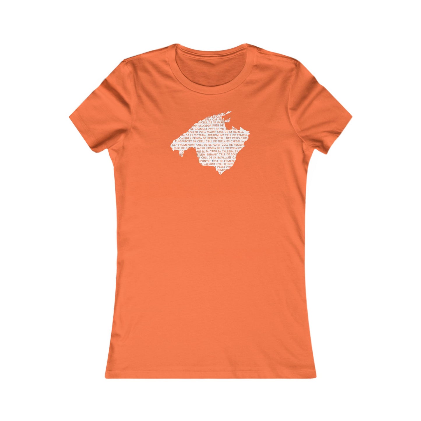Mallorca climbs silhouette women's cycling t-shirt - The Devoted Cyclist