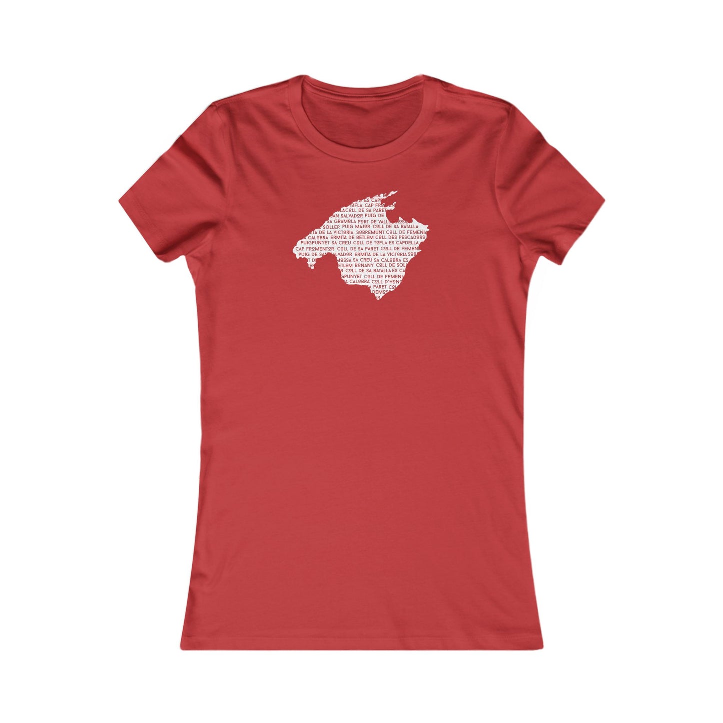 Mallorca climbs silhouette women's cycling t-shirt - The Devoted Cyclist