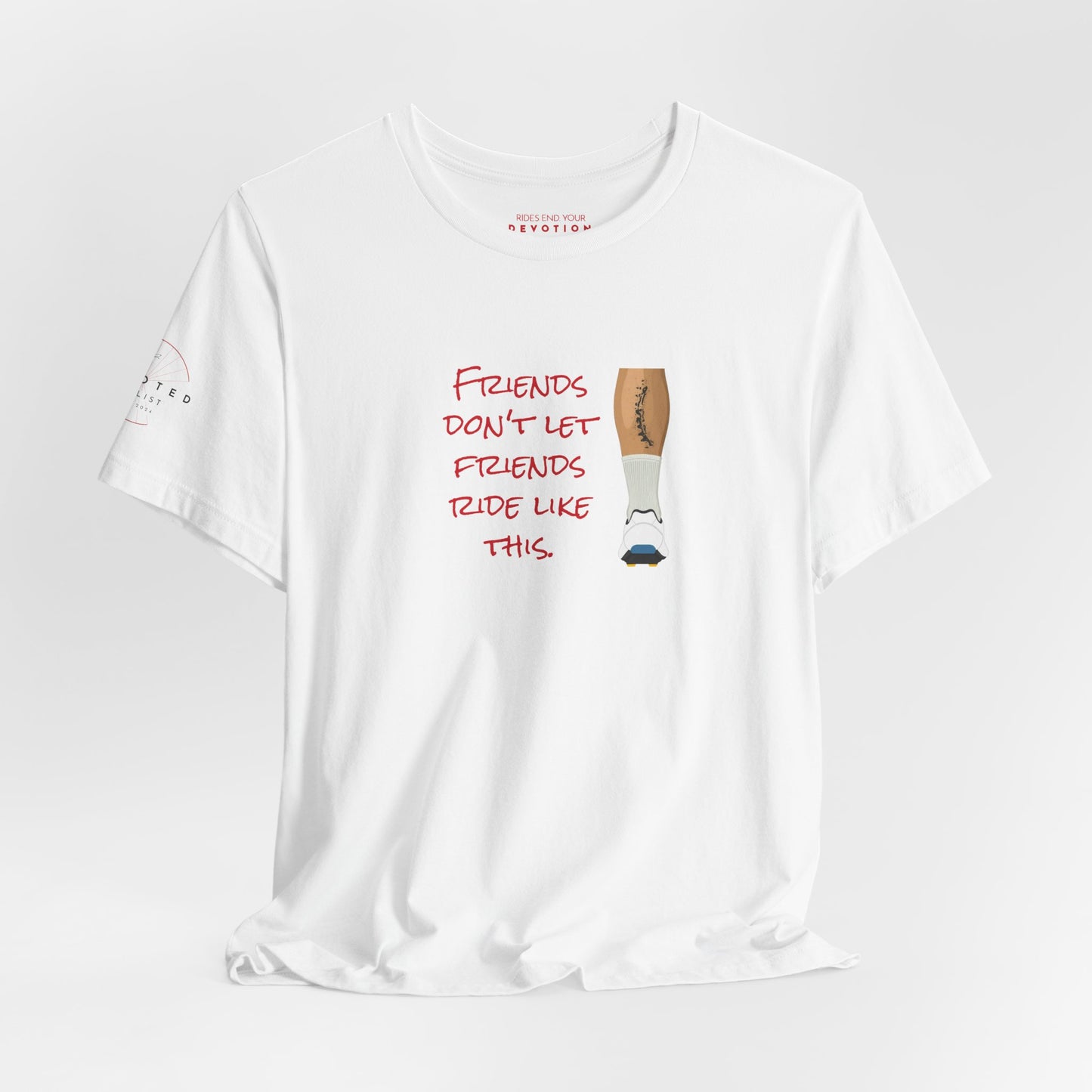 Friends don't let friends classic cut cycling t-shirt - The Devoted Cyclist
