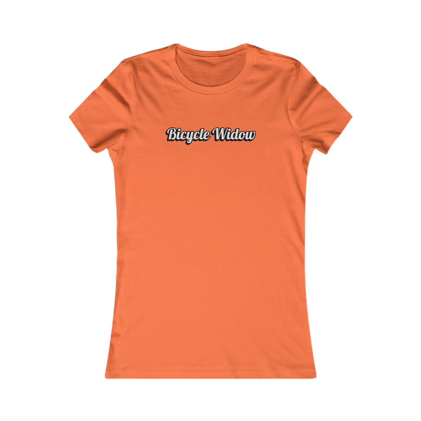 Bicycle Widow humorous women's cycling t-shirt - The Devoted Cyclist