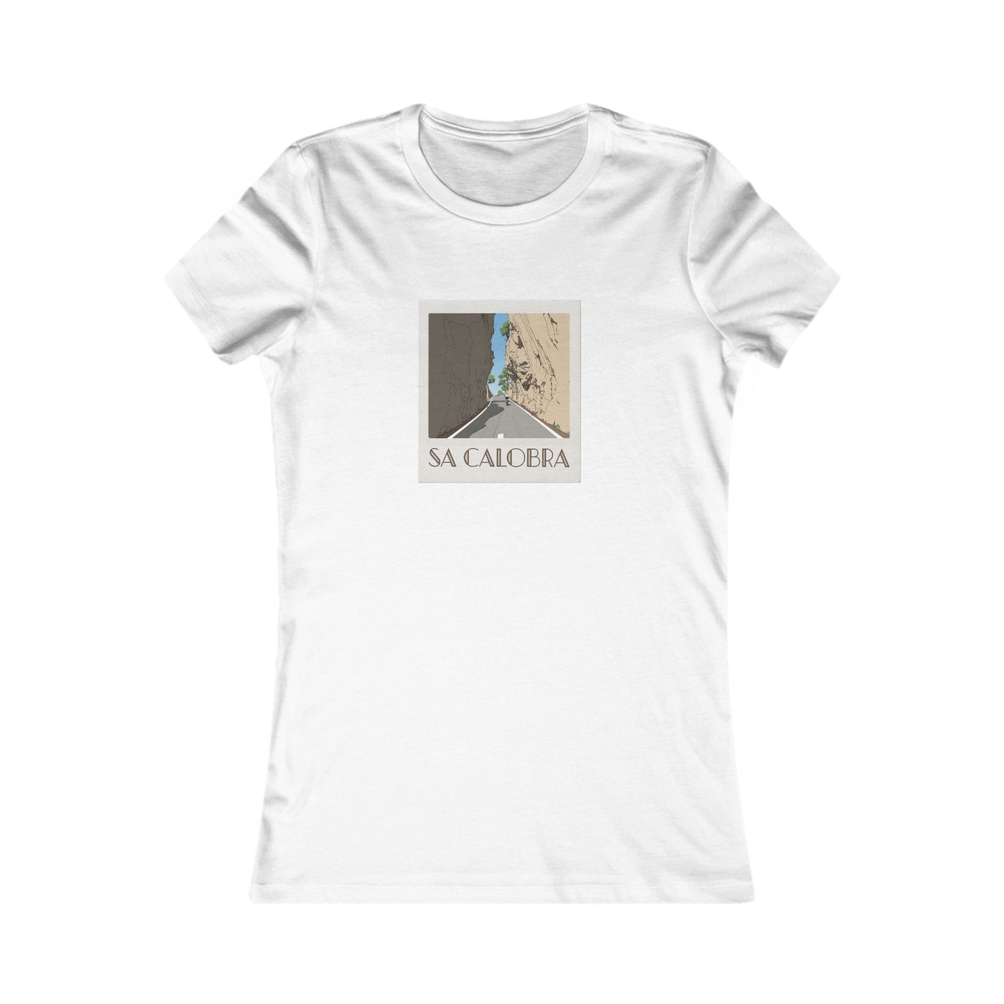 Sa Calobra polaroid women's cycling t-shirt - The Devoted Cyclist