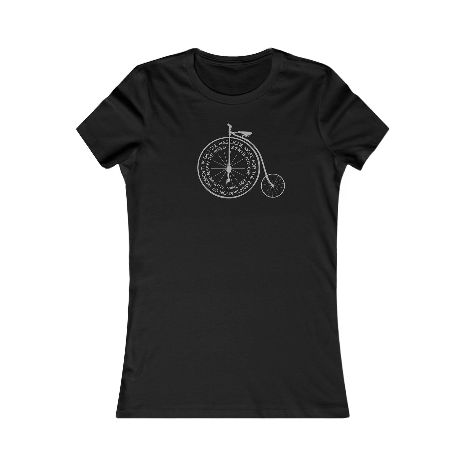 1896 Ticket to Freedom women's cycling t-shirt - The Devoted Cyclist