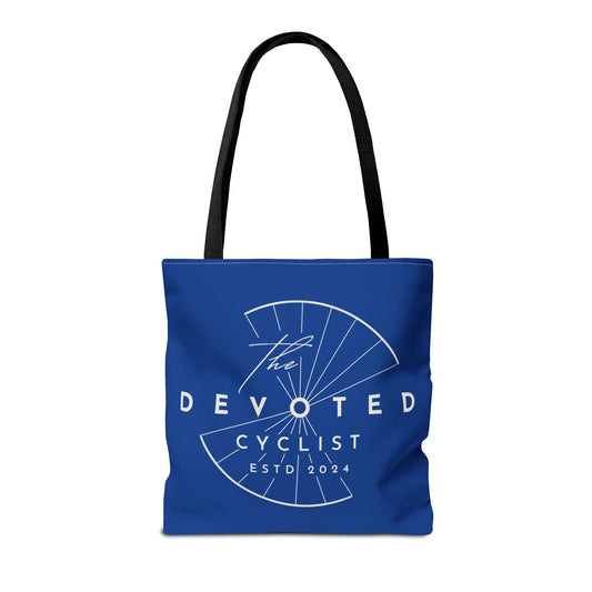 One Ride Away — A Devoted Cyclist Tote Bag