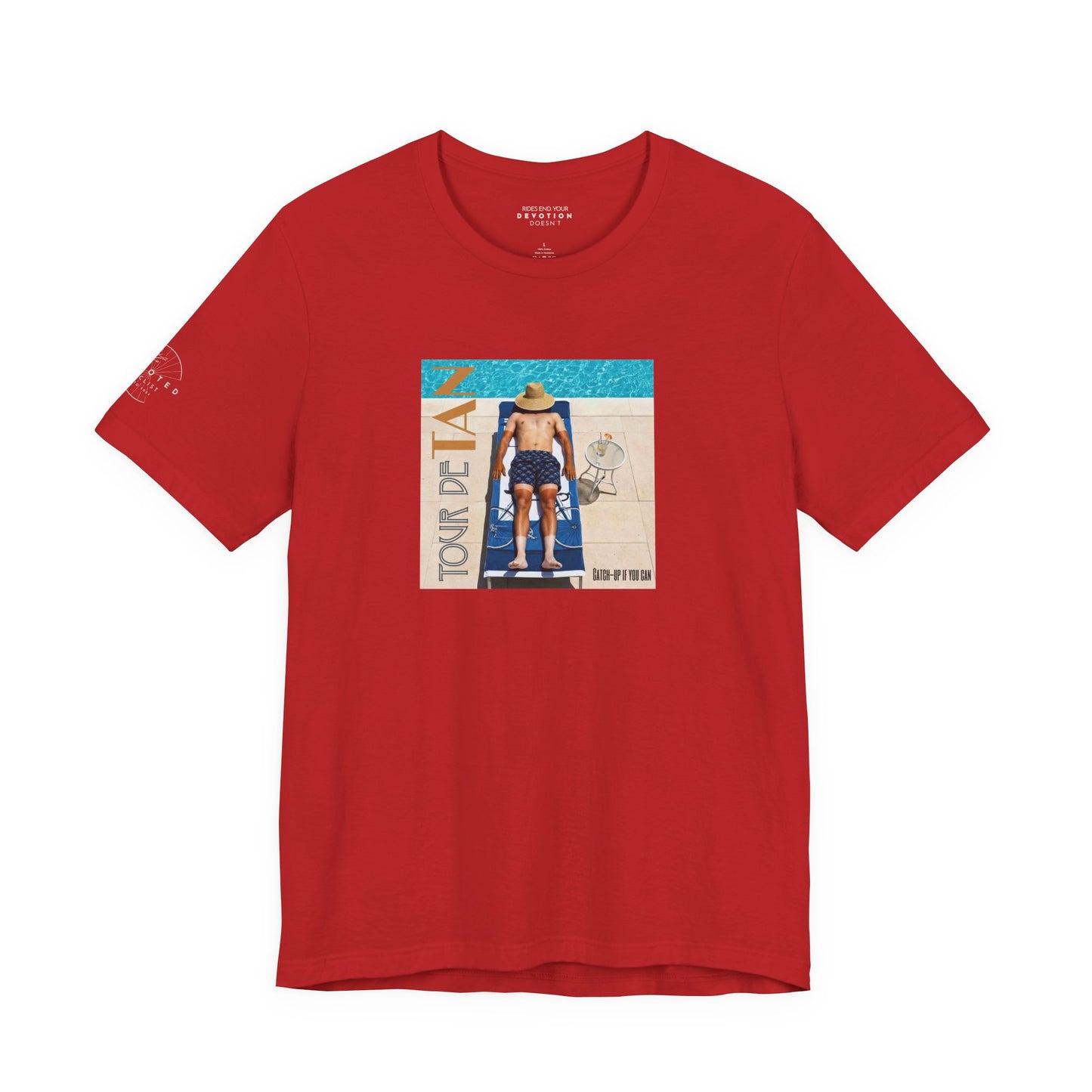 Tour de Tan (Lines) — Classic Cut Cycling T-Shirt