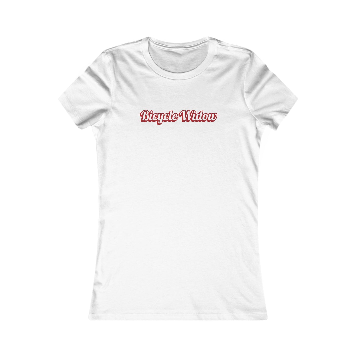 Bicycle Widow humorous women's cycling t-shirt - The Devoted Cyclist