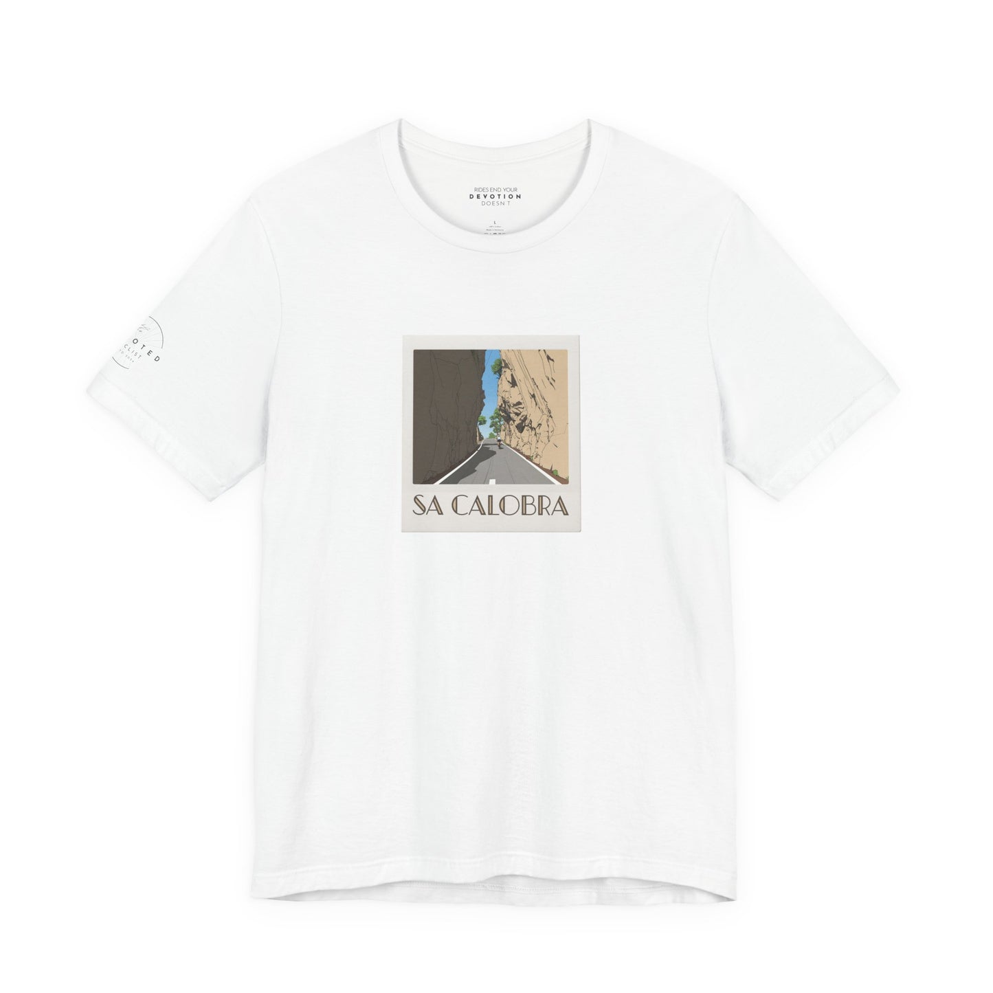Sa Calobra polaroid classic cut cycling t-shirt - The Devoted Cyclist